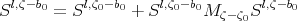 Sl,ζ-b0 = Sl,ζ0-b0 + Sl,ζ0-b0M ζ-ζ0Sl,ζ-b0 